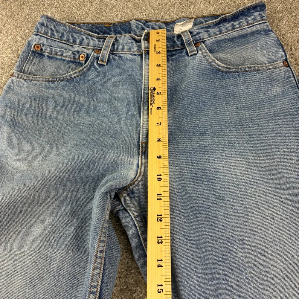 Vintage 90s Levi's 550 Relaxed Fit Tapered Leg Jeans Made USA Puerto Rico 32x31